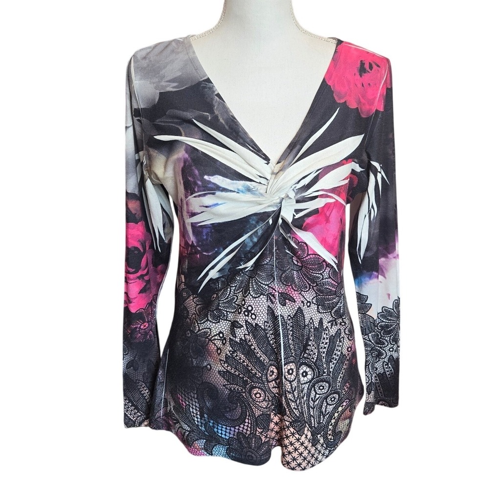 Y2K Christopher & Banks Top Long Sleeve Whimsigoth Euro Fairy Grungeβ Goth Small